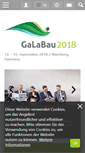 Mobile Screenshot of galabau-messe.com